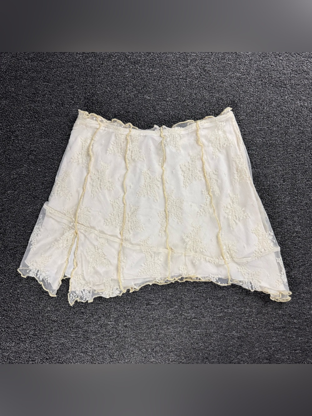 Urban Outfitters Women's Size XS Lola Lace Spliced Mini Skirt Fairy Coquette